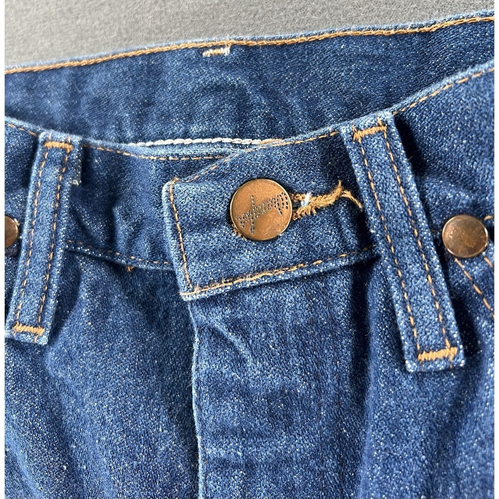 Vintage Wrangler USA Made Jeans Women Jrs. Size 1 x 32 High Rise Straight Leg - Picture 5 of 12